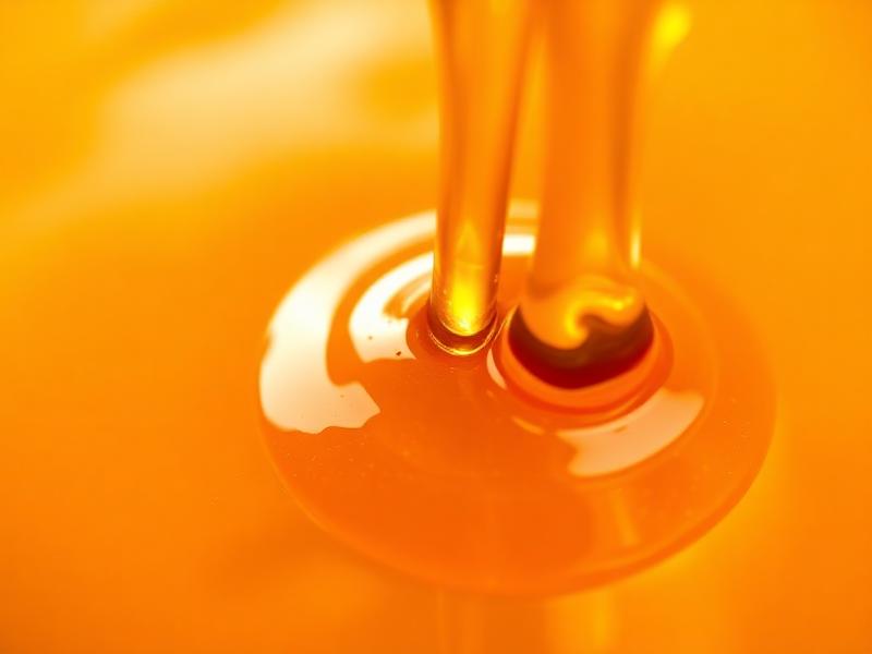 Macro view of non-sterile medical grade honey ingredient